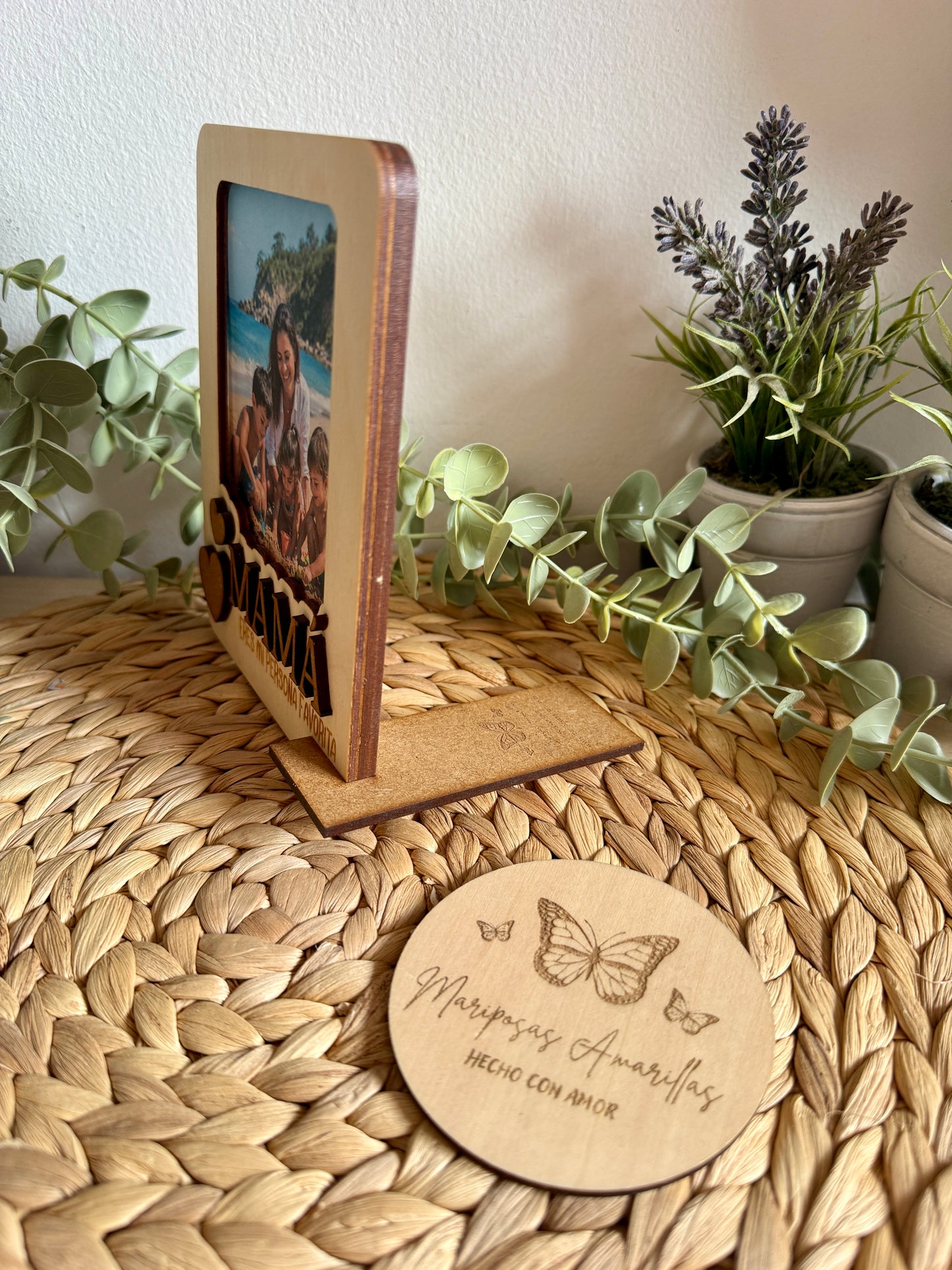 Marcos de Foto de Madera Personalizados – Regalo Perfecto para Mamá
