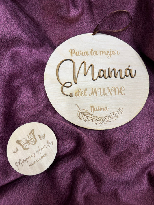 Cartel mejor mamá del mundo