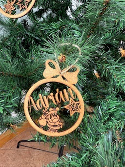 🎄 Bolas de Navidad Personalizadas en Madera MDF 🎄 (10 Modelos)