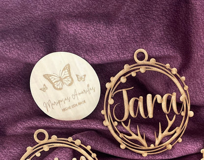 🎄 Bolas de Navidad Personalizadas, Colección Guirnalda Navideña (11 Modelos) 🎄