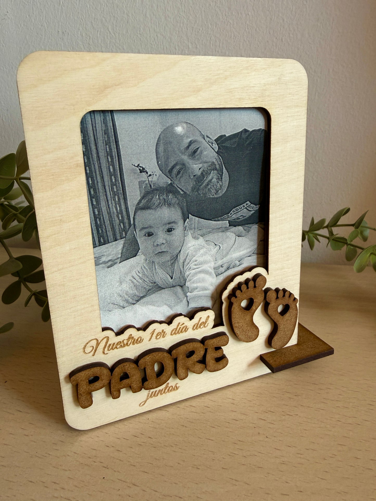 Marco personalizado “Eres mi persona favorita” – Edición Papá
