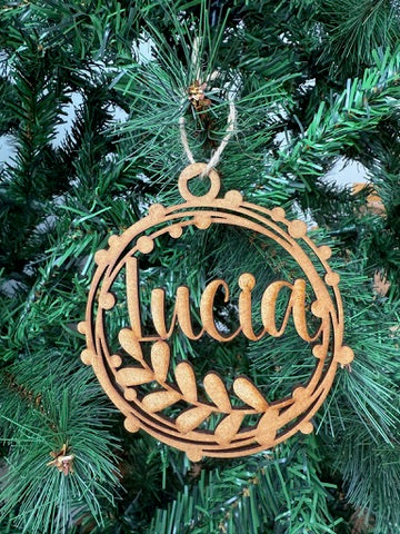 🎄 Bolas de Navidad Personalizadas, Colección Guirnalda Navideña (11 Modelos) 🎄