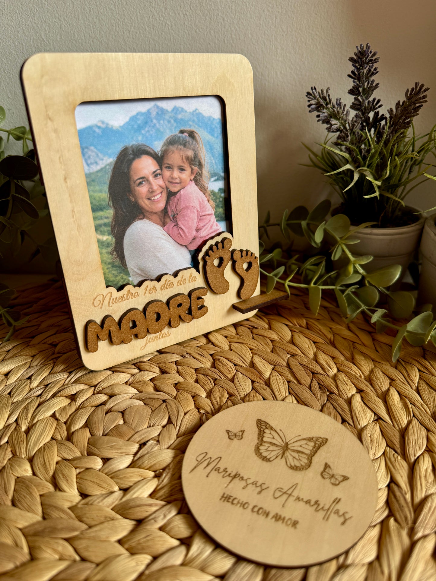 Marcos de Foto de Madera Personalizados – Regalo Perfecto para Mamá