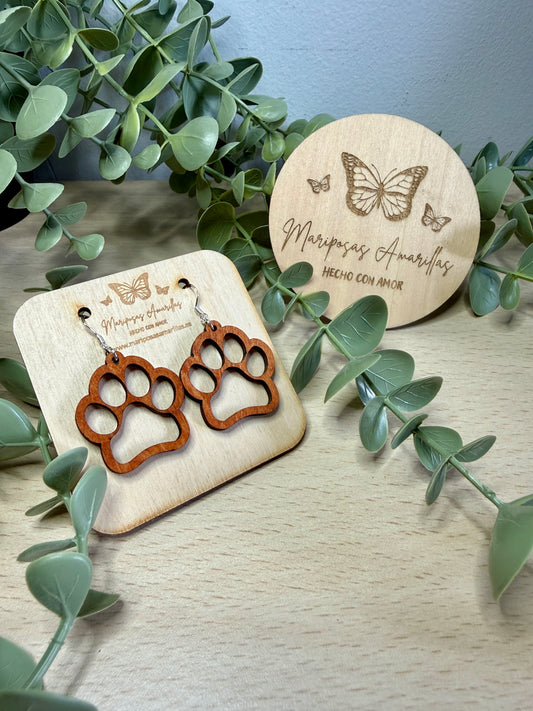 Pendientes de Madera – Colección Amor Perruno