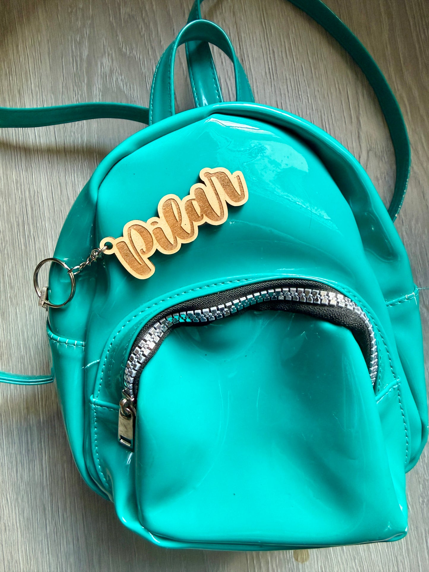 Llavero con nombre grabado