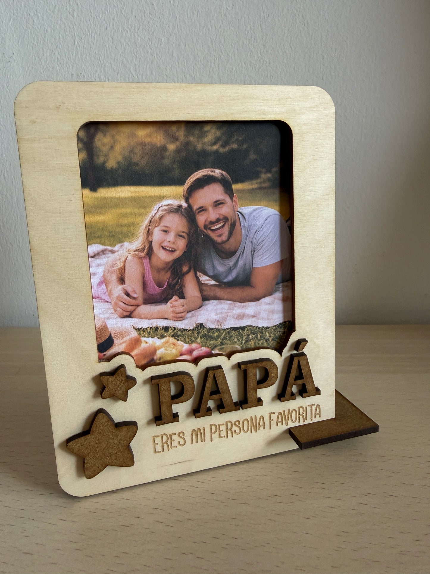 Marco personalizado “Eres mi persona favorita” – Edición Papá