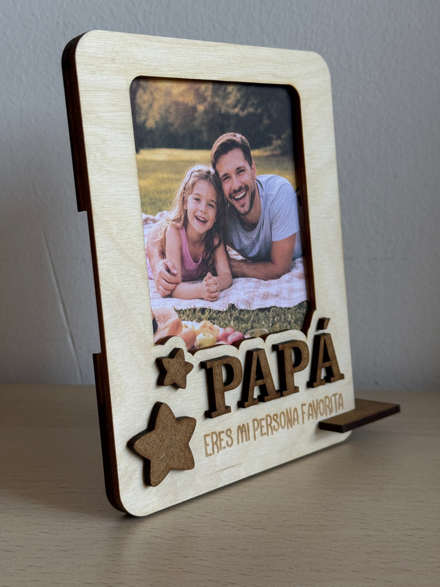 Marco personalizado “Eres mi persona favorita” – Edición Papá