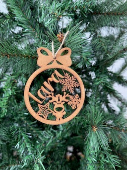 🎄 Bolas de Navidad Personalizadas en Madera MDF 🎄 (10 Modelos)