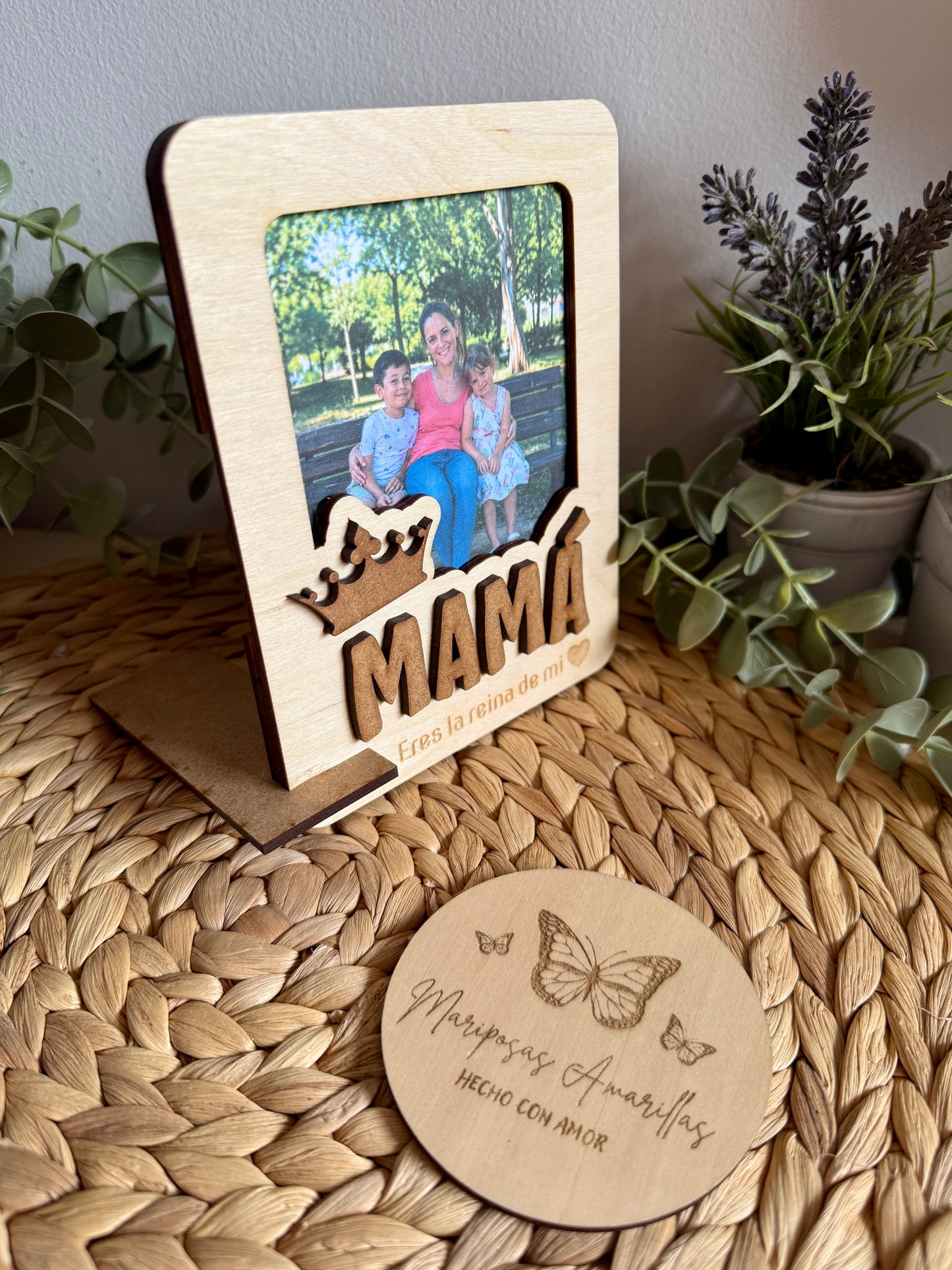 Marcos de Foto de Madera Personalizados – Regalo Perfecto para Mamá