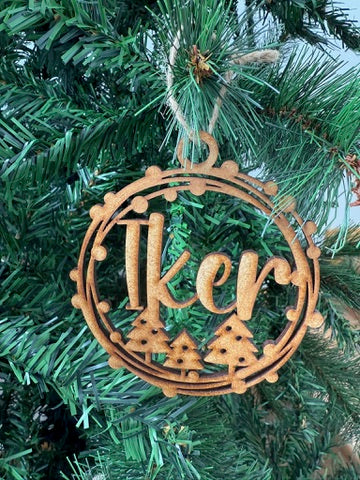 🎄 Bolas de Navidad Personalizadas, Colección Guirnalda Navideña (11 Modelos) 🎄