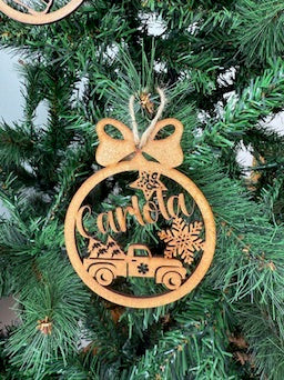 🎄 Bolas de Navidad Personalizadas en Madera MDF 🎄 (10 Modelos)