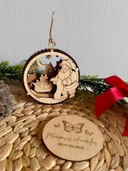 🎁 Bolas de Navidad 3D de Madera — Diseño Artesanal y Único