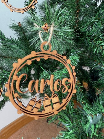 🎄 Bolas de Navidad Personalizadas, Colección Guirnalda Navideña (11 Modelos) 🎄