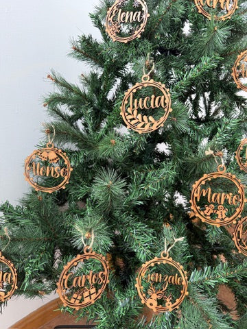 🎄 Bolas de Navidad Personalizadas, Colección Guirnalda Navideña (11 Modelos) 🎄