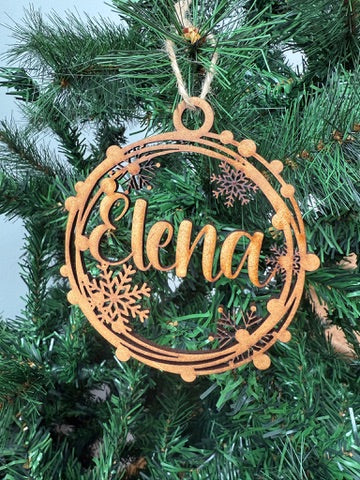 🎄 Bolas de Navidad Personalizadas, Colección Guirnalda Navideña (11 Modelos) 🎄