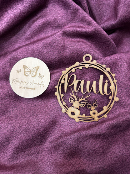 🎄 Bolas de Navidad Personalizadas, Colección Guirnalda Navideña (11 Modelos) 🎄