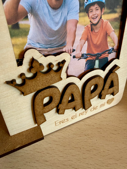 Marco personalizado “Eres mi persona favorita” – Edición Papá