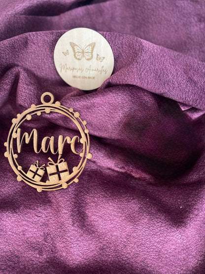 🎄 Bolas de Navidad Personalizadas, Colección Guirnalda Navideña (11 Modelos) 🎄