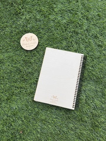 ✨ Agenda Escolar 2025/2026 Personalizada – Tapa de Madera Grabada a Láser