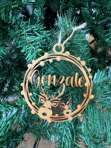 🎄 Bolas de Navidad Personalizadas, Colección Guirnalda Navideña (11 Modelos) 🎄