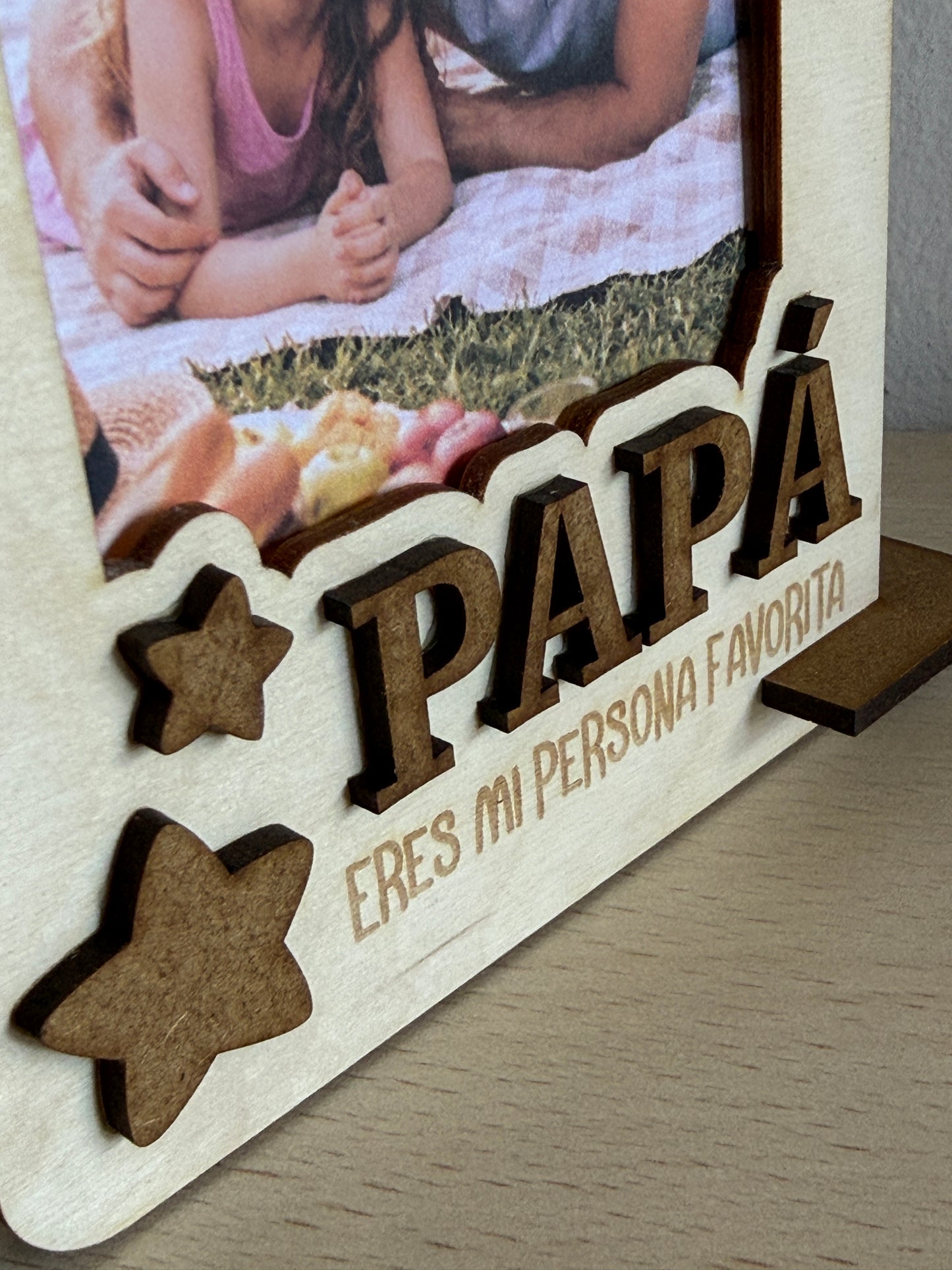Marco personalizado “Eres mi persona favorita” – Edición Papá