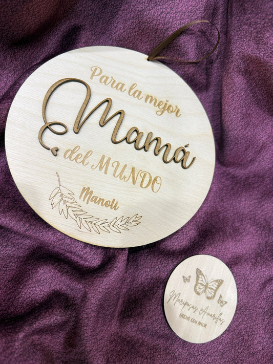 Cartel mejor mamá del mundo