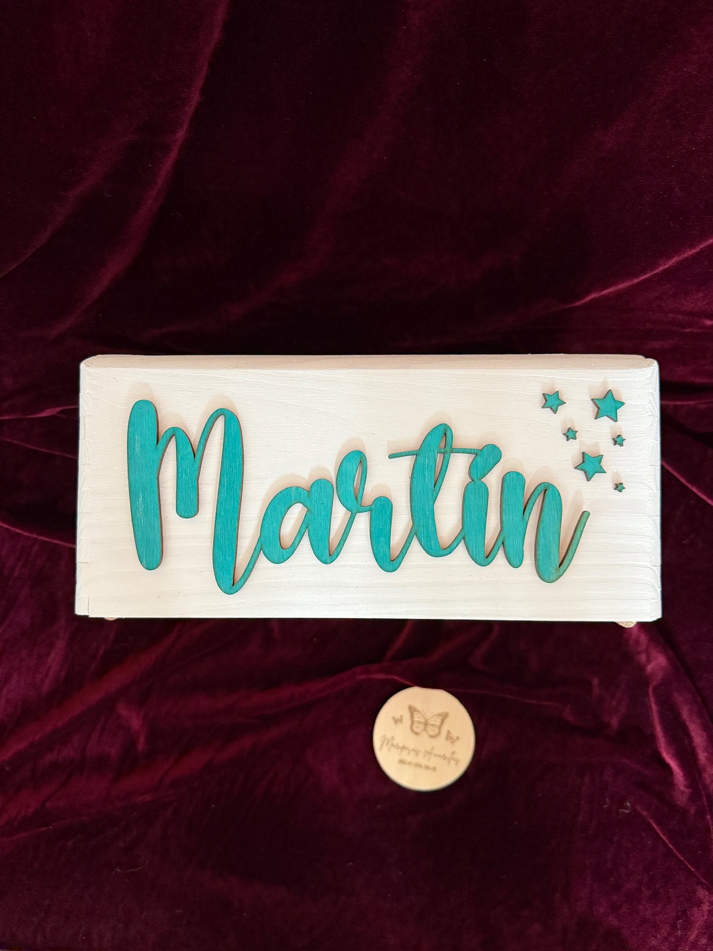 Caja nombre estrellas