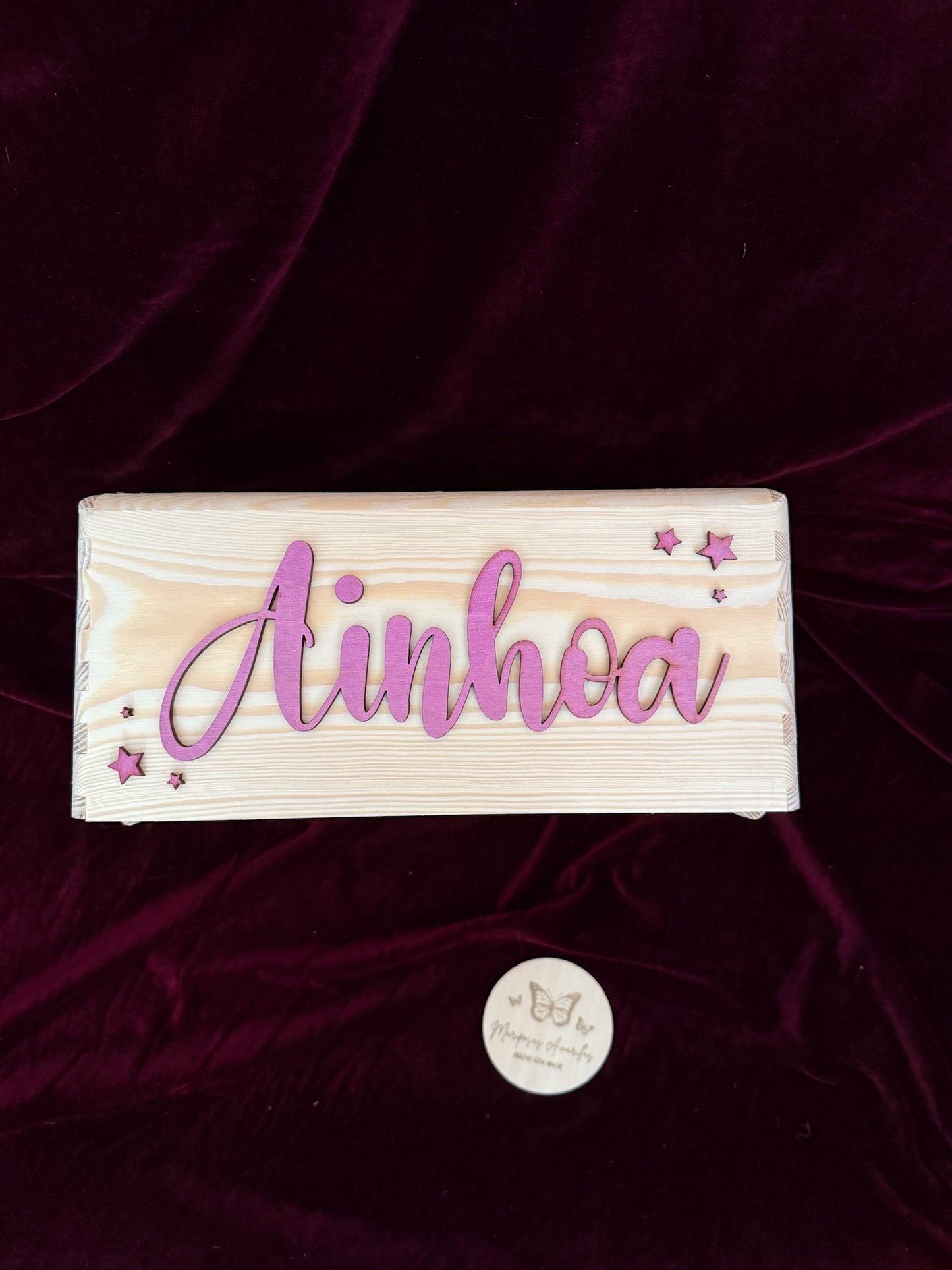 Caja nombre estrellas