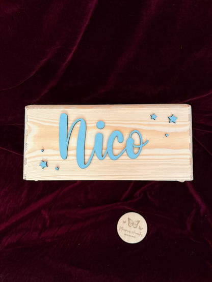 Caja nombre estrellas