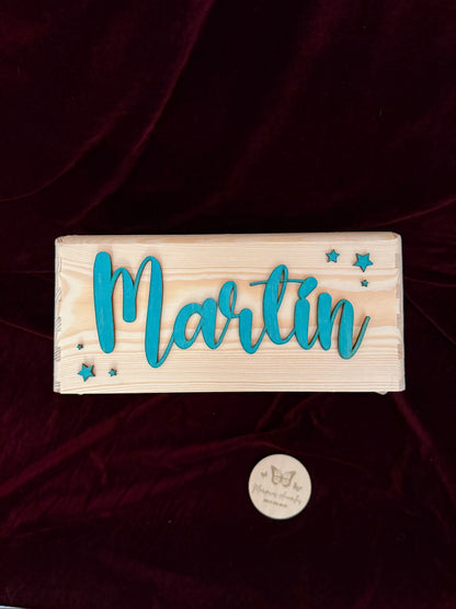 Caja nombre estrellas