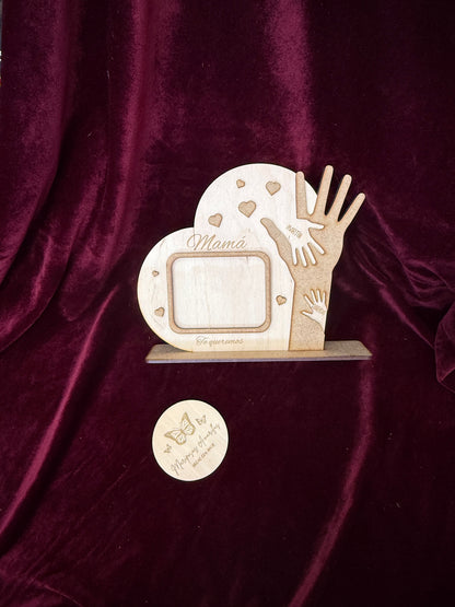 Marco de fotos corazón