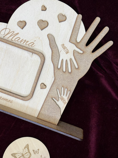 Marco de fotos corazón