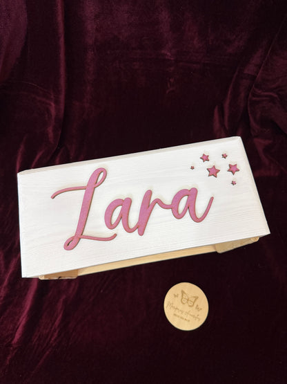 Caja nombre estrellas