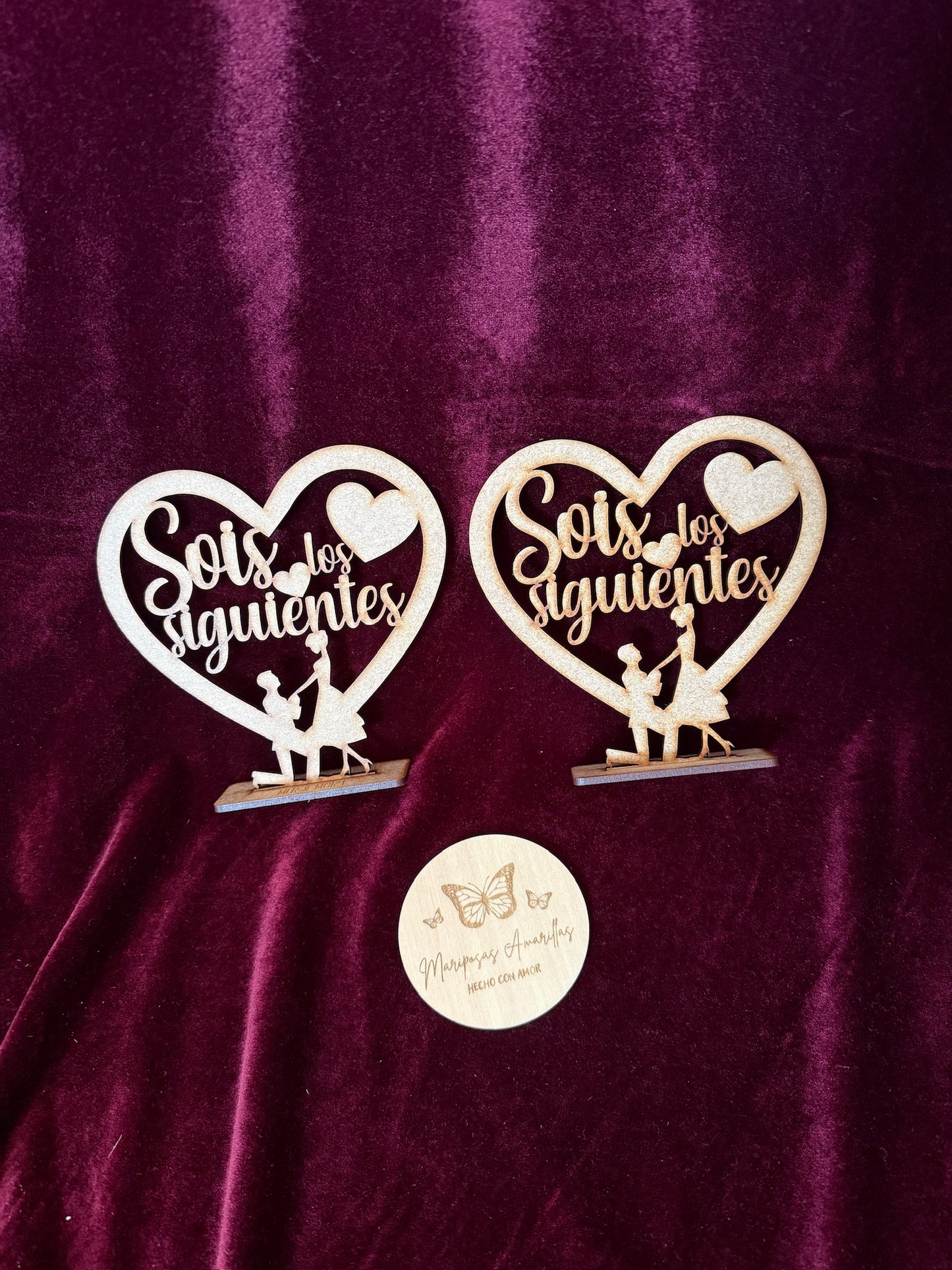 Corazón sois los siguientes