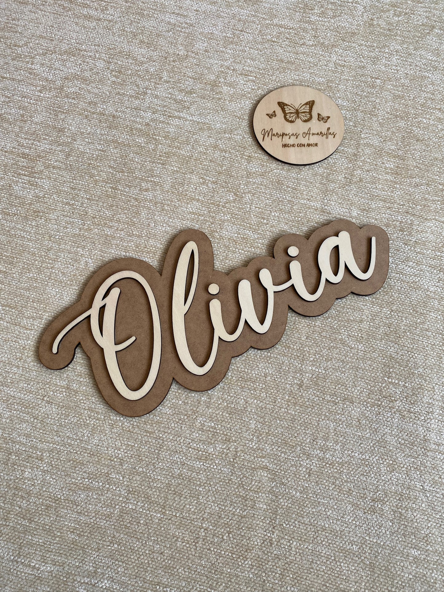 Cartel nombre 2 capas