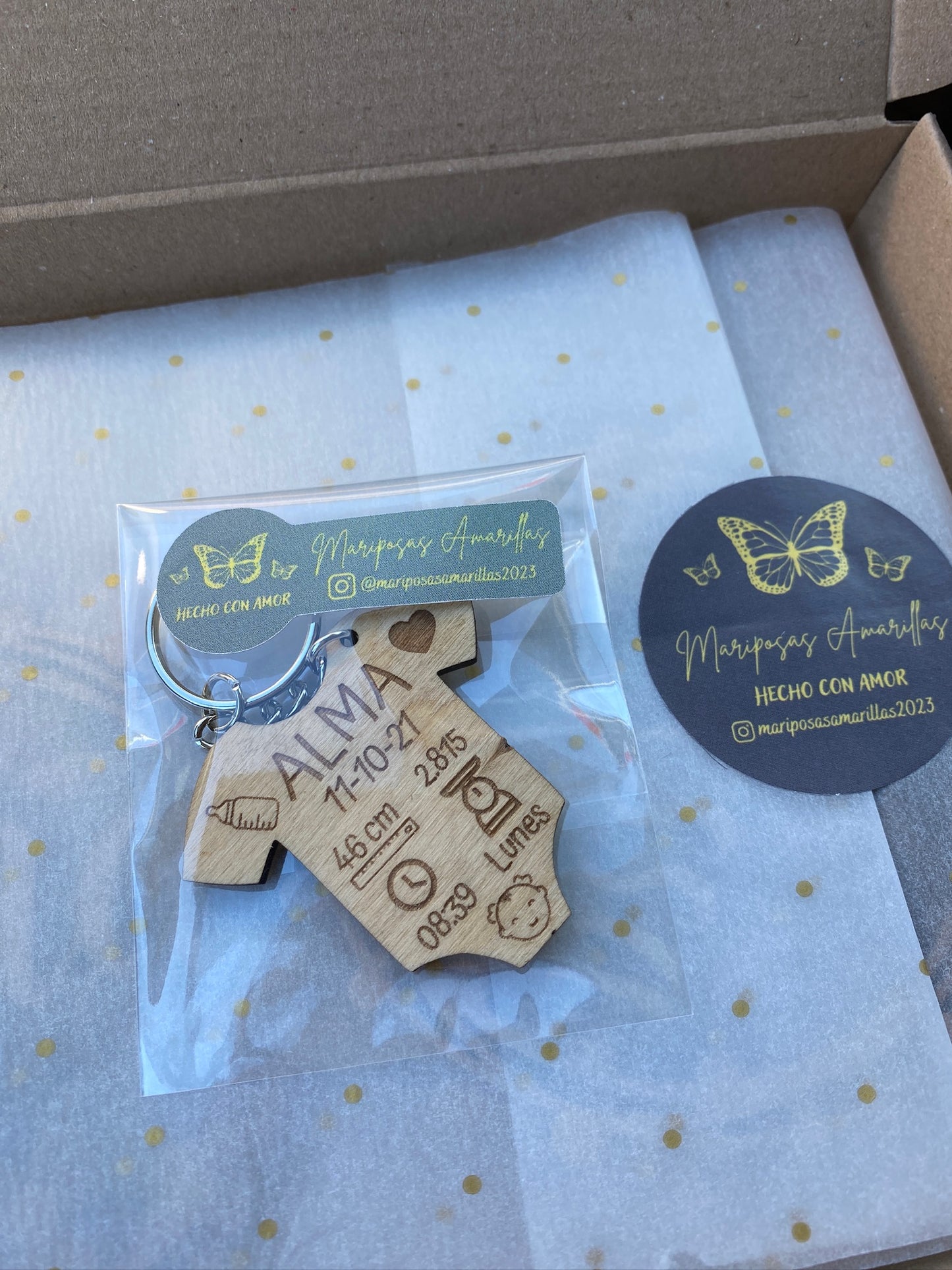 Llavero natalicio body