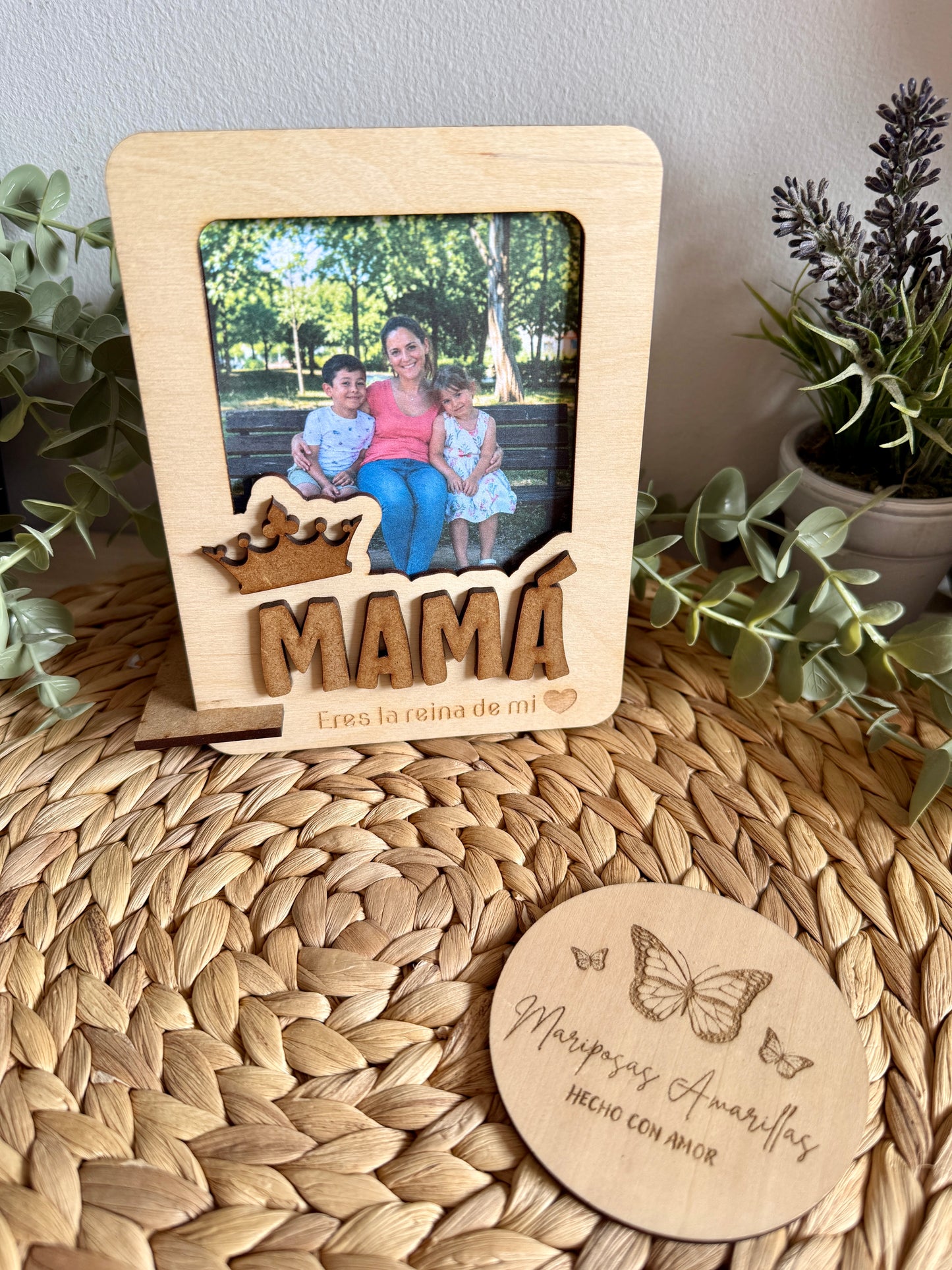 Marcos de Foto de Madera Personalizados – Regalo Perfecto para Mamá