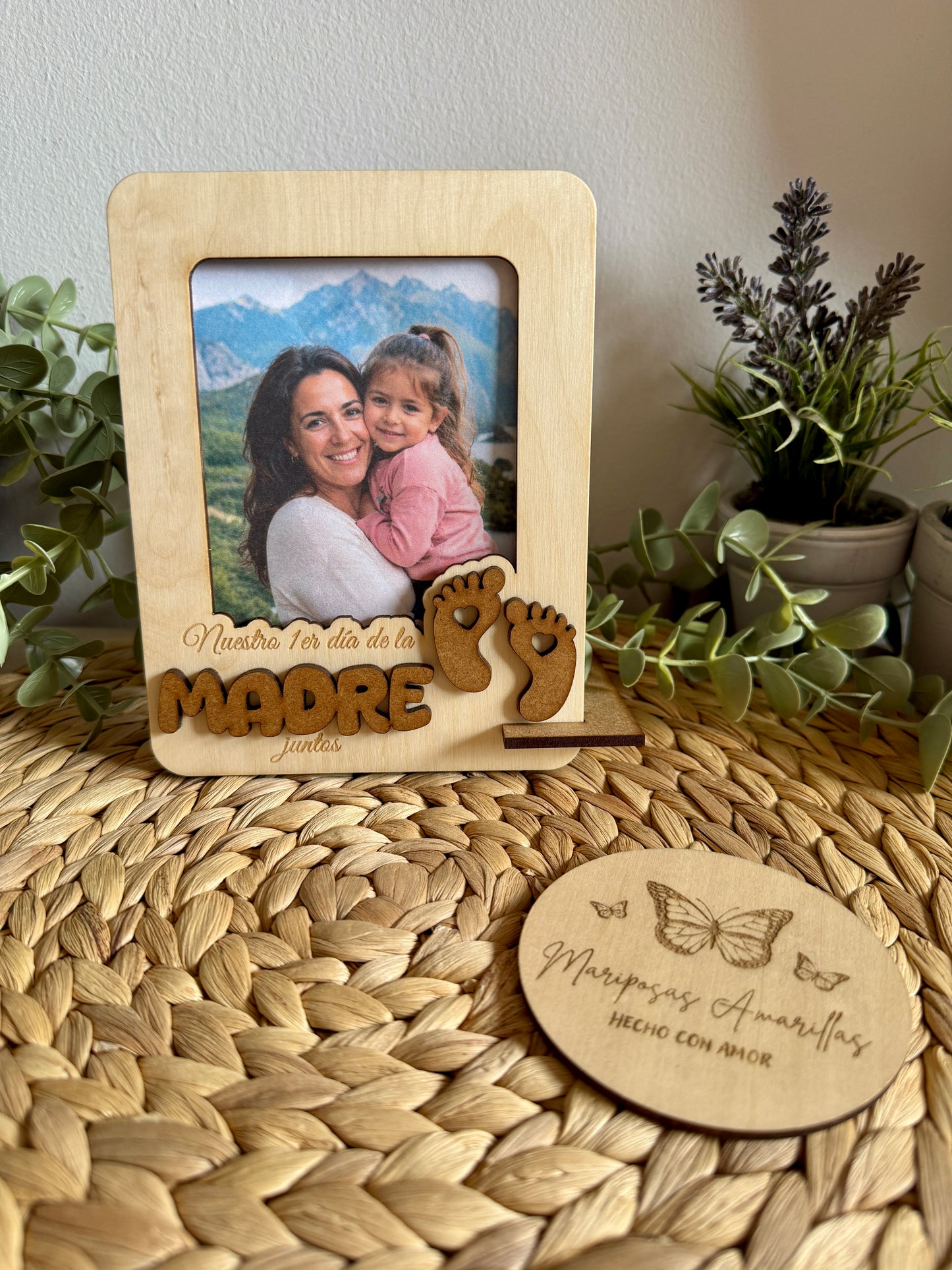 Marcos de Foto de Madera Personalizados – Regalo Perfecto para Mamá