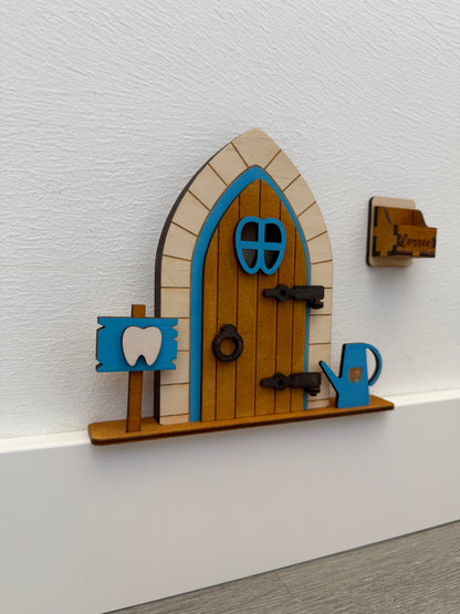 Puerta del Ratón Pérez de madera personalizada – Hecha a mano