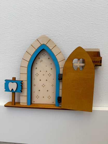 Puerta del Ratón Pérez de madera personalizada – Hecha a mano