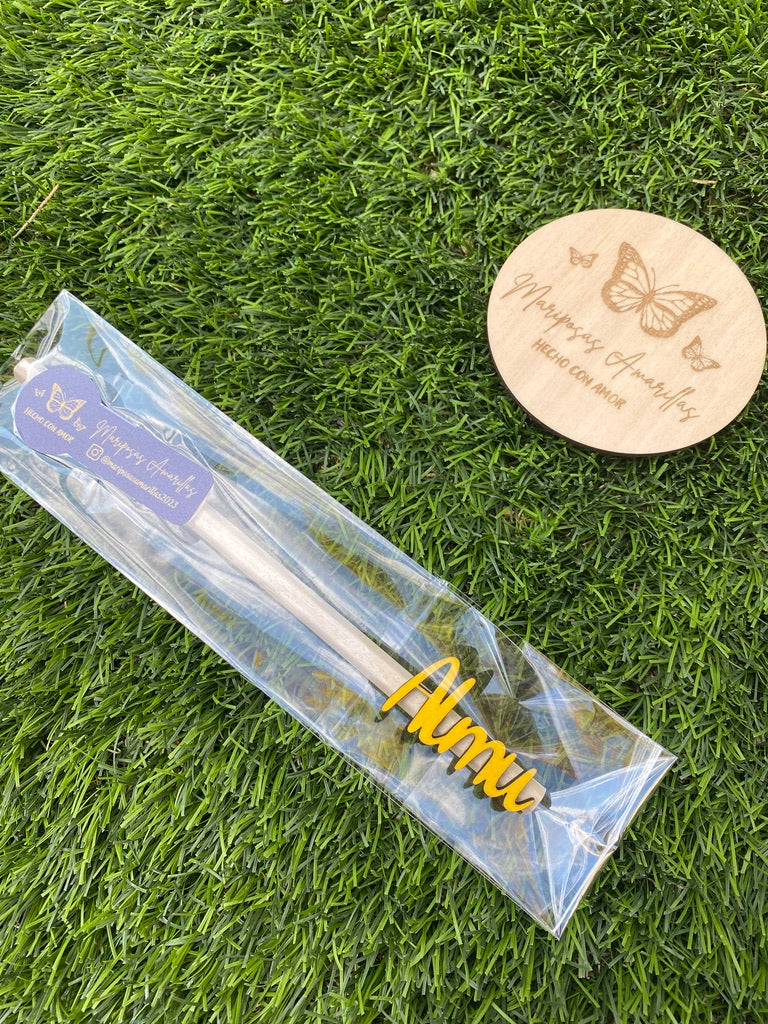 Lapiceros personalizados con nombre de colores