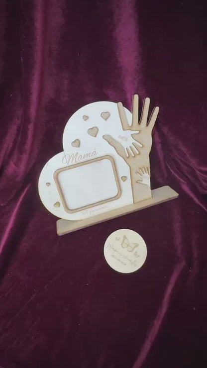 Marco de fotos corazón