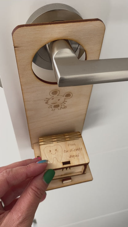 Colgador de puerta del ratón Pérez