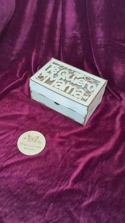 Caja joyero te quiero mamá