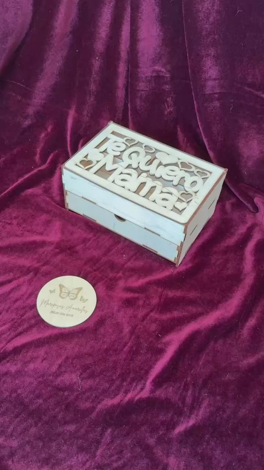 Caja joyero te quiero mamá